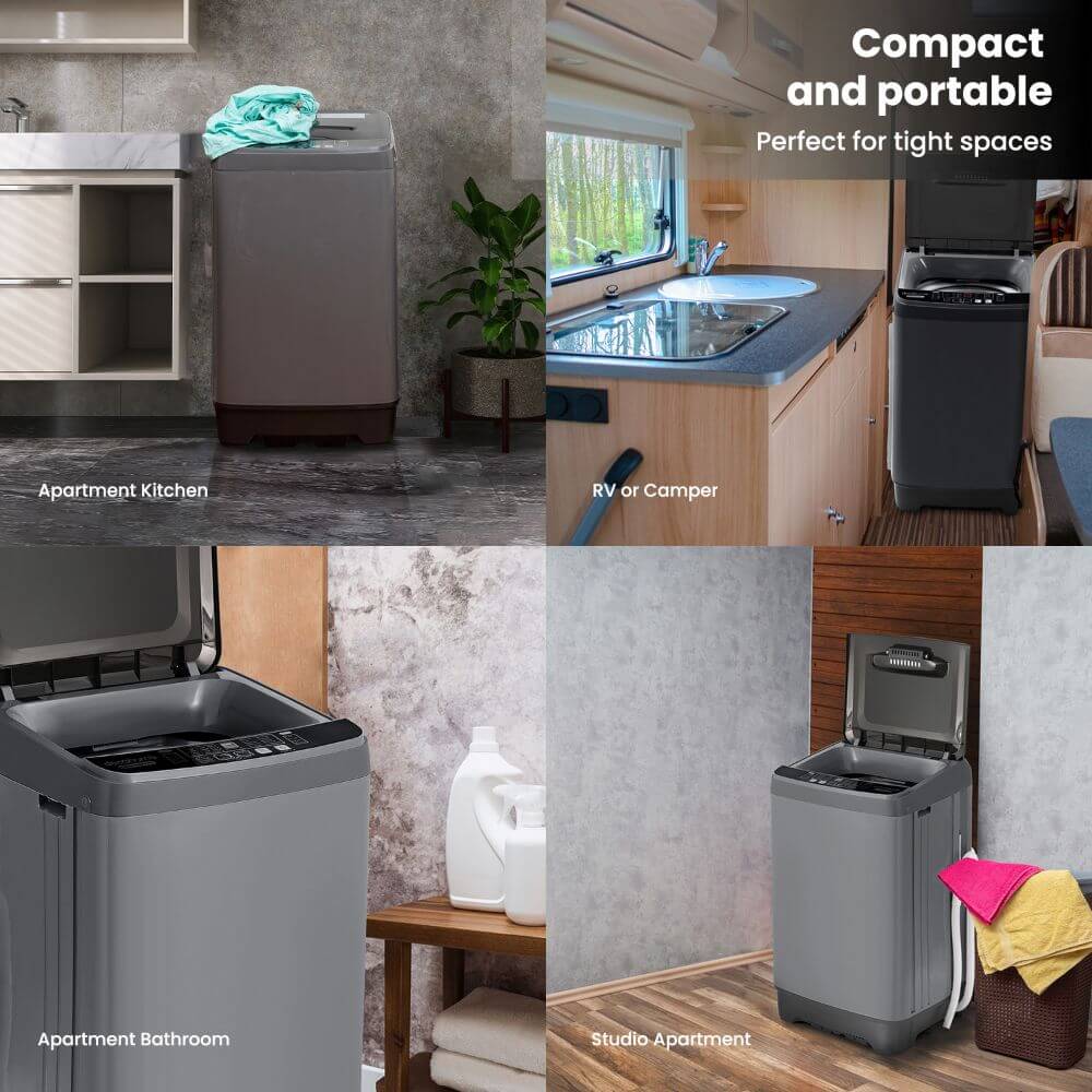 Title: The COMFEE' 1.8 Cu. ft. LED Portable Washing Machine Will