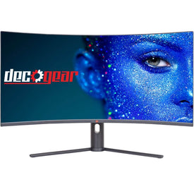 deco gear 43 curved ultrawide e led gaming monitor