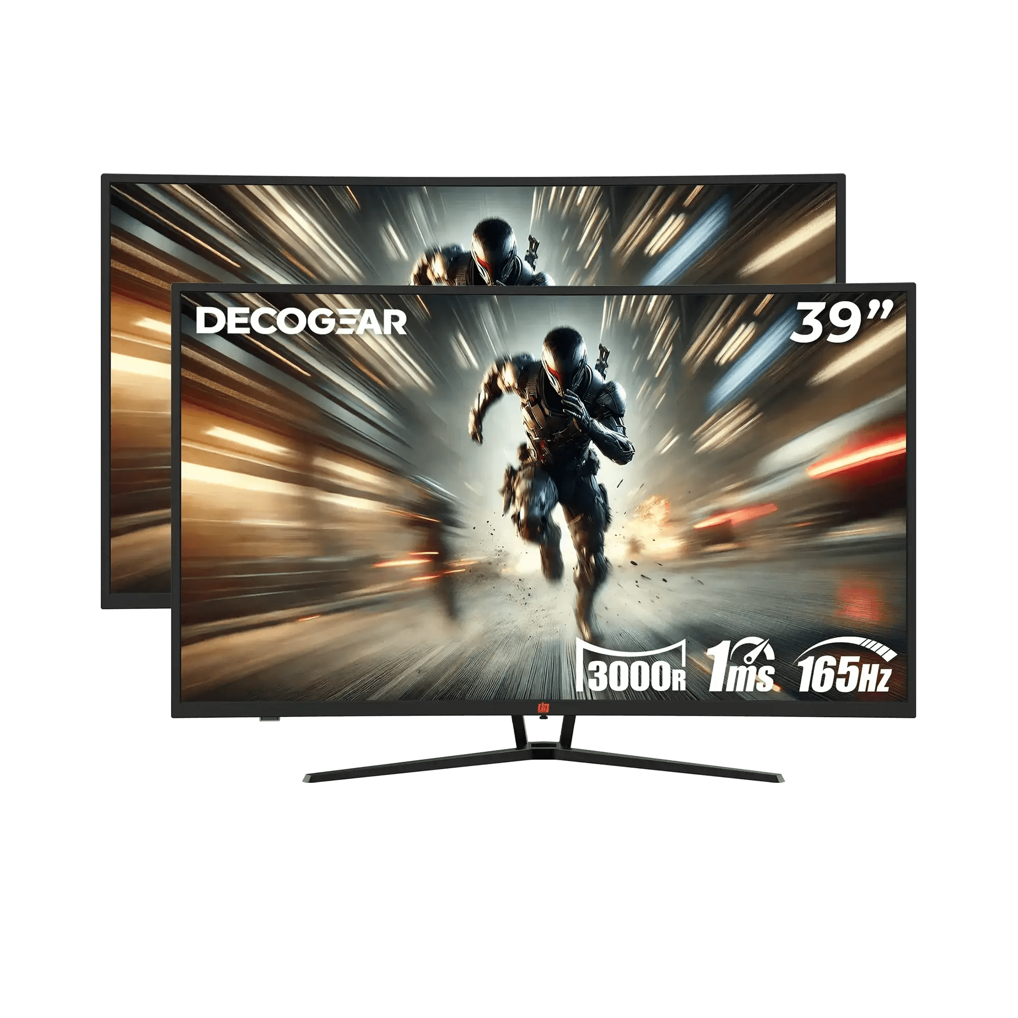 39” Black Monitor 2 Pack