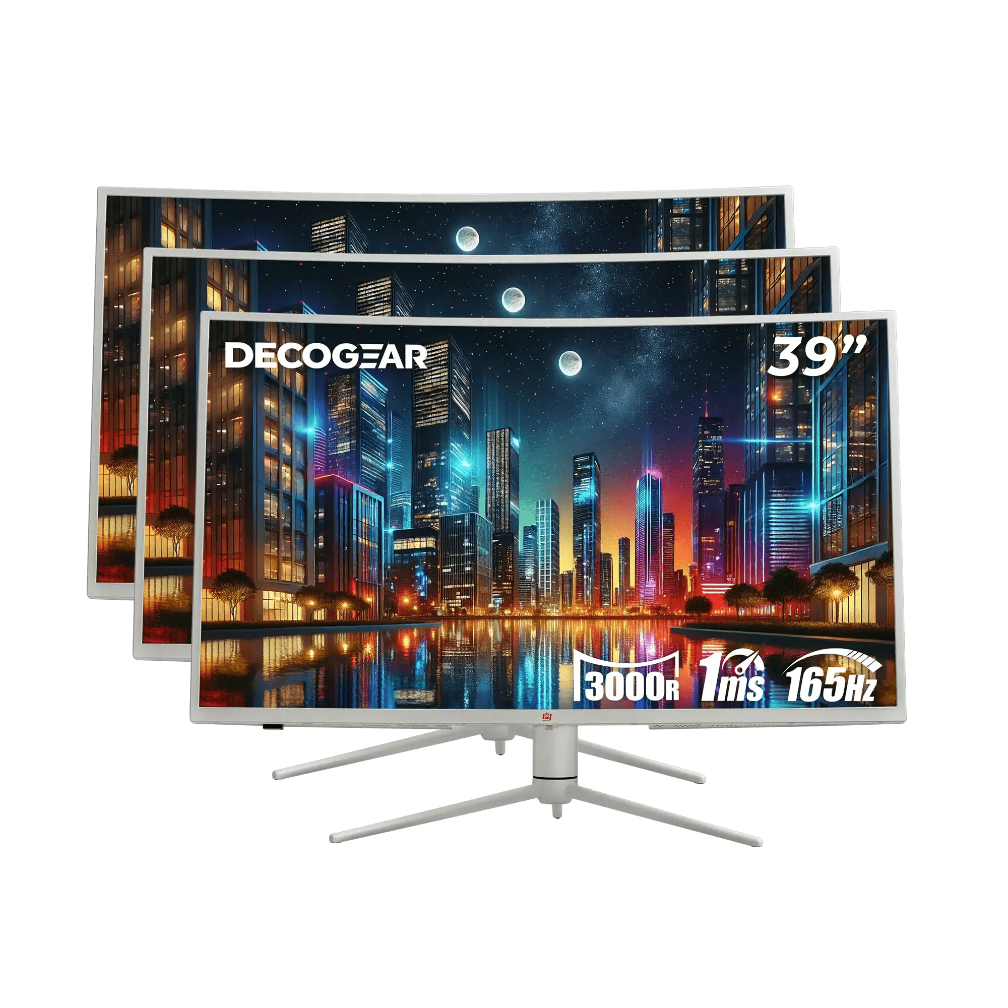 39” White Monitor - Deco Brands