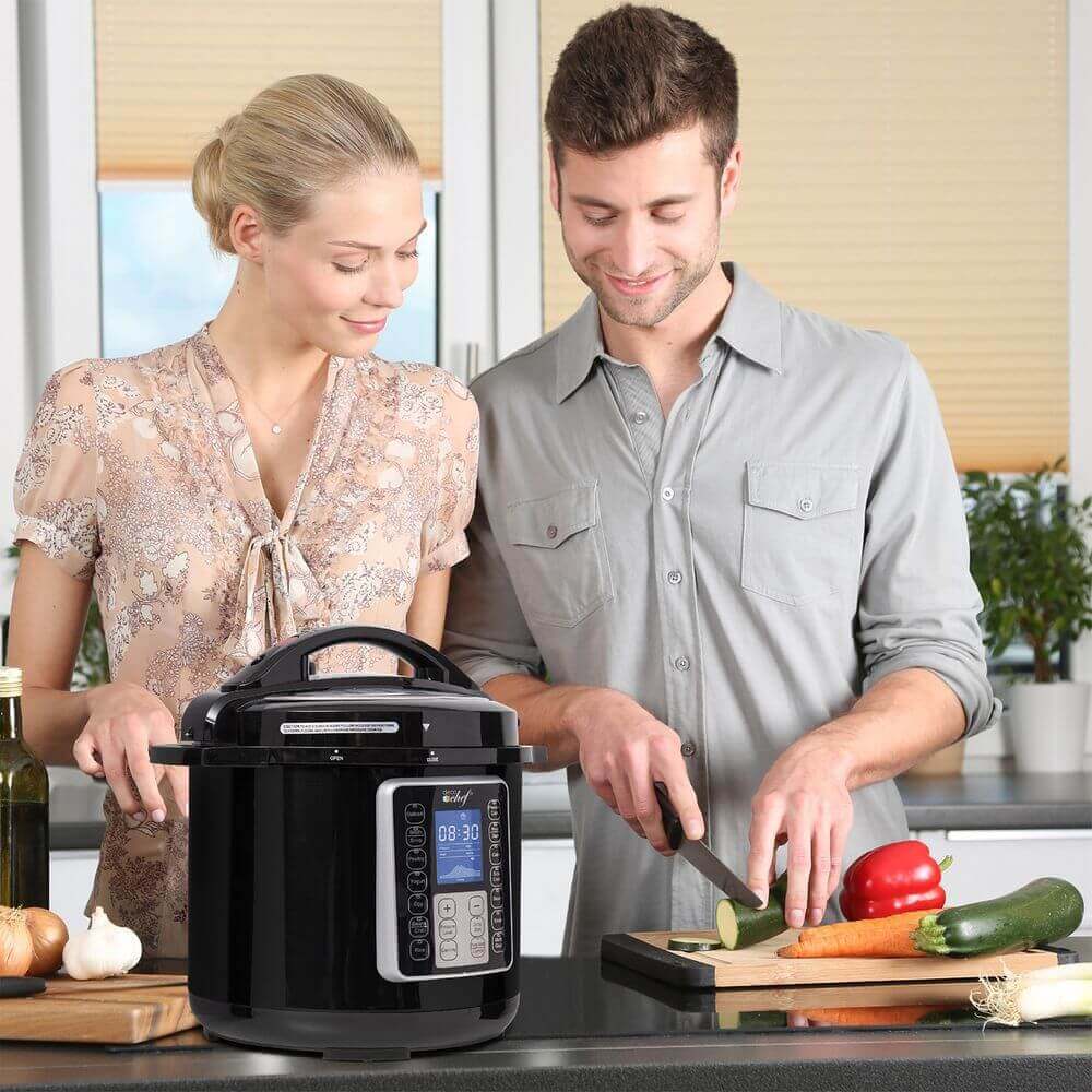 Instant Pot Duo 6 Quart Smart Pressure Cooker with Tempered Glass