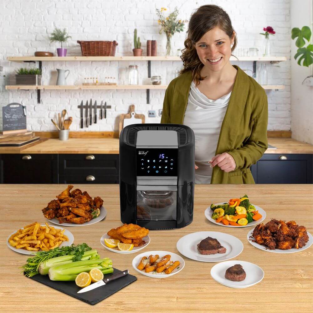 Deco Chef XL 12.7 qt Oil Free Air Fryer Multi-function High Capacity Countertop Convection Oven, Toaster